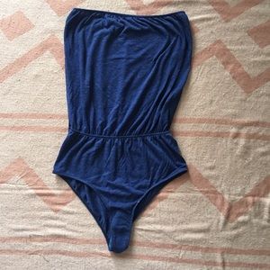 High Waist Strapless Body Suit